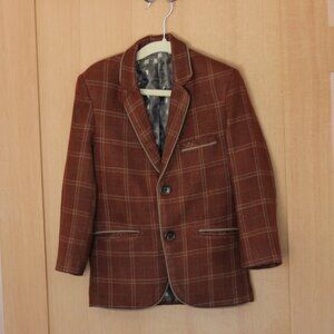 Wool Plaid Blazer (Possibly Faux Wool)